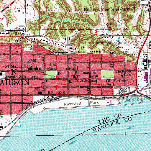 Topographic Map of Joy Baptist Church, IA