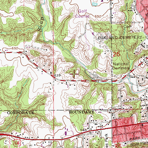 Topographic Map of Keokuk Christian Academy, IA