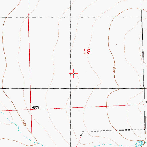 Topographic Map of Cheyenne County, CO