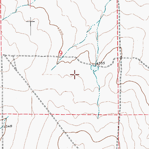 Topographic Map of Crowley County, CO