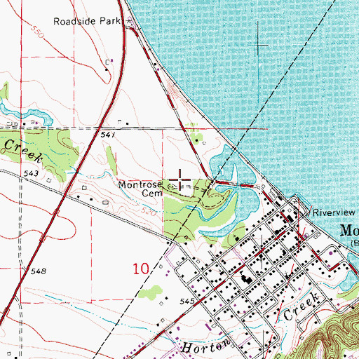 Topographic Map of Indian Princess Grave, IA