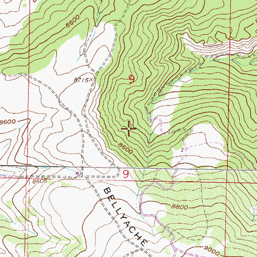 Topographic Map of Eagle County, CO