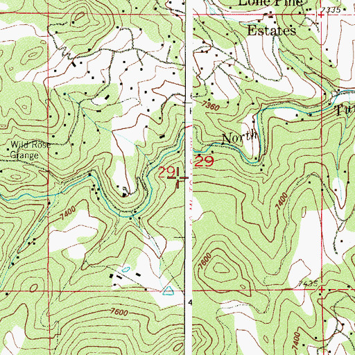 Topographic Map of Jefferson County, CO