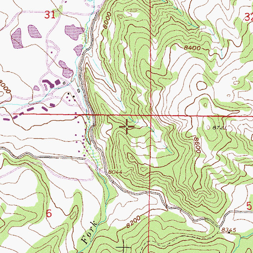 Topographic Map of Pitkin County, CO