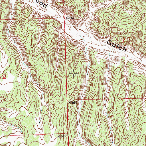 Topographic Map of Rio Blanco County, CO