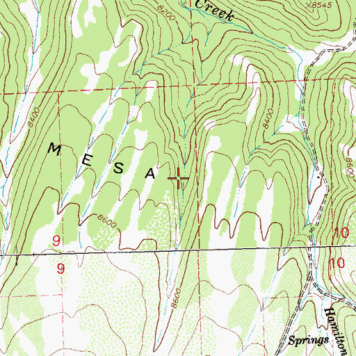 Topographic Map of San Miguel County, CO