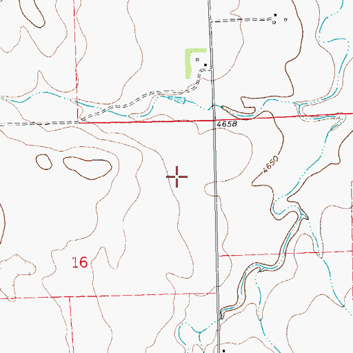 Topographic Map of Washington County, CO