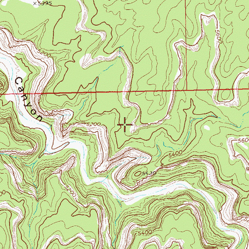 Topographic Map of Will Minor Arch, CO