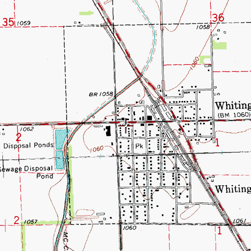 Topographic Map of Congregational Church, IA