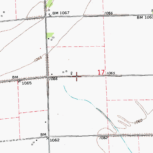 Topographic Map of Maple Landing Post Office (historical), IA