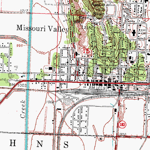 Topographic Map of Christ Community Fellowship, IA