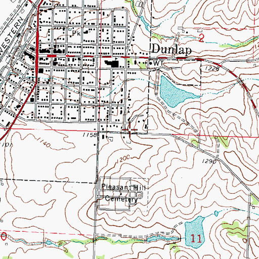 Topographic Map of Lifetime Fellowship Assembly, IA
