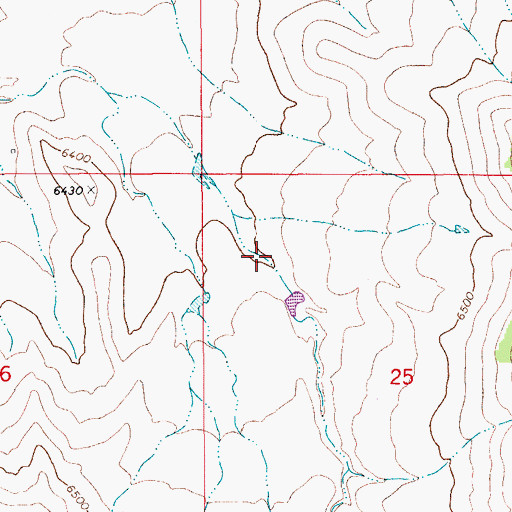 Topographic Map of Max Killian Dam Number 1, CO