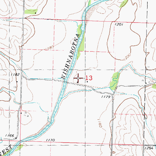 Topographic Map of Altamont Post Office (historical), IA