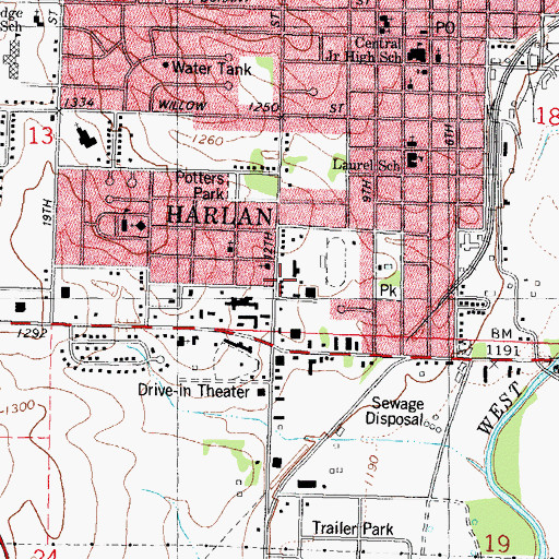 Topographic Map of ANP Foot and Ankle Clinic, IA