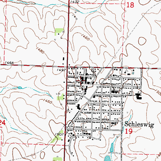 Topographic Map of Family Practice Specialists Center, IA