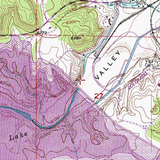 Topographic Map of Trinidad Dam, CO