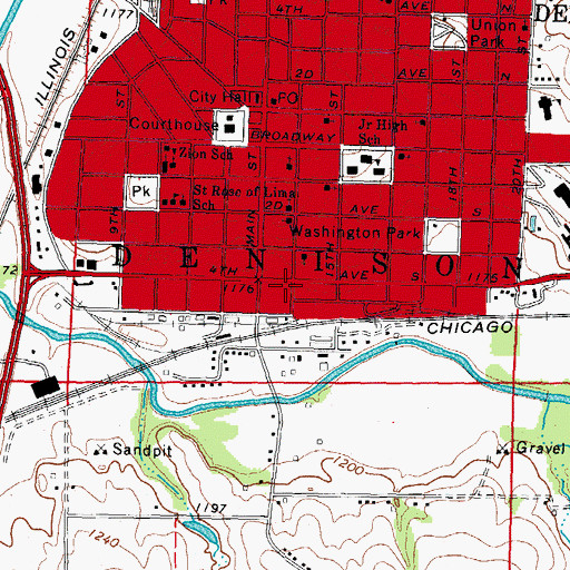 Topographic Map of ANP Foot and Ankle Clinic, IA