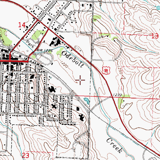 Topographic Map of Ida Grove Golf Club, IA