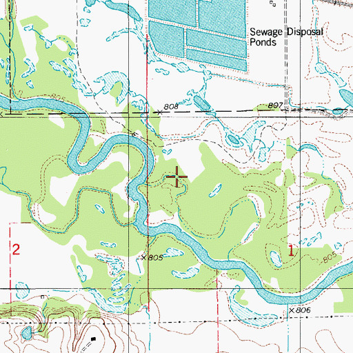 Topographic Map of Ola Post Office (historical), IA