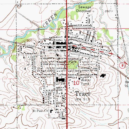 Topographic Map of Ripley United Church of Christ, IA