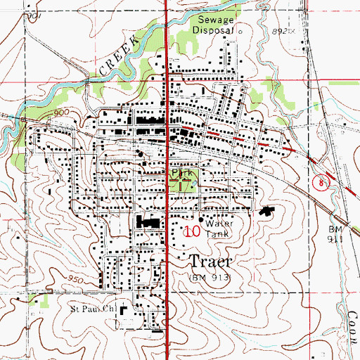 Topographic Map of James 'Tame Jim' Wilson State Historical Marker, IA
