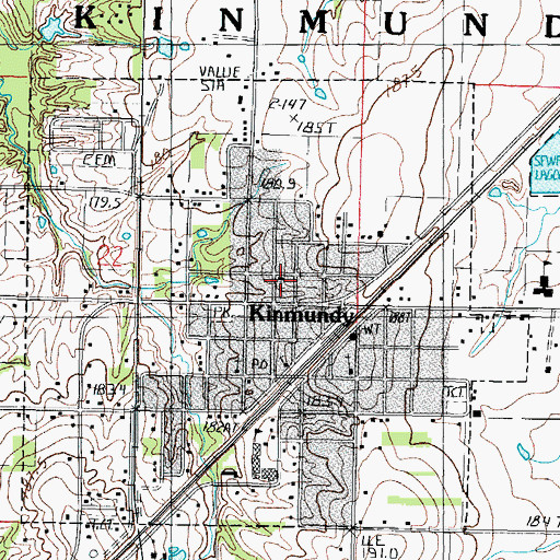 Topographic Map of Saint Elizabeth Ann Catholic Church, IL