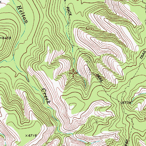 Topographic Map of South Seep, NM