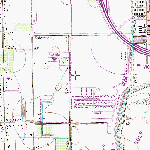 Topographic Map of Harlingen High School South, TX