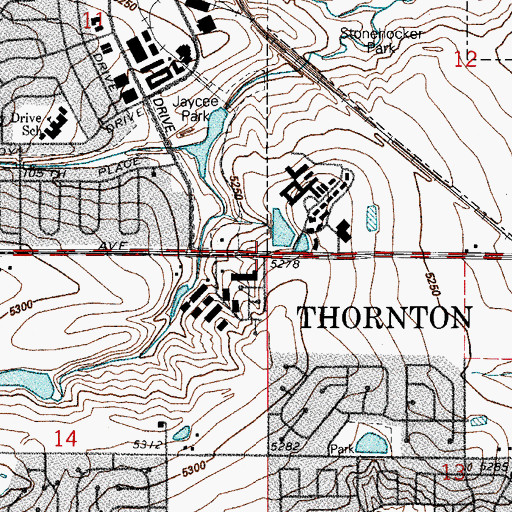 Topographic Map of Sunny Acres Dam, CO