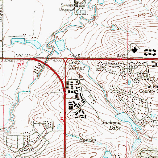 Topographic Map of Vogler Number 1 Dam, CO