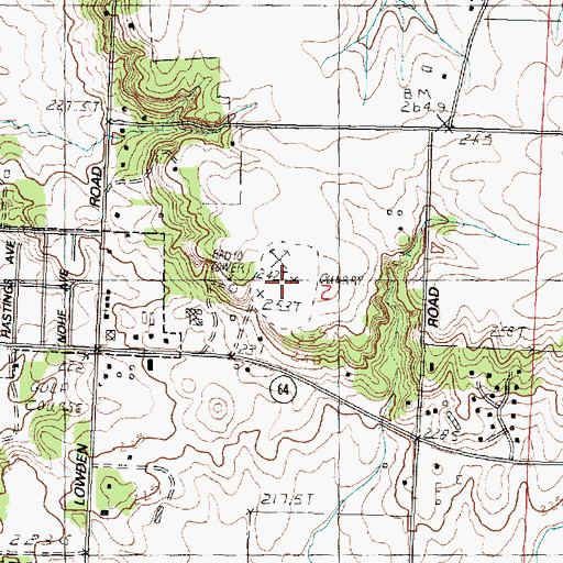 Topographic Map of Seitz Quarry, IL