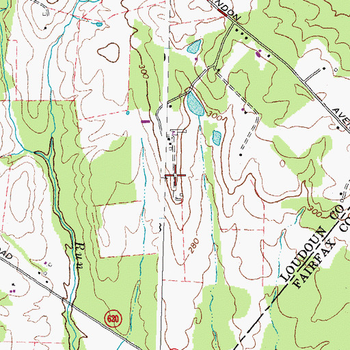 Topographic Map of Little River Elementary School, VA