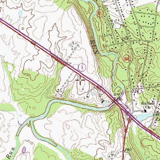 Topographic Map of Strayer University Loudoun Campus, VA