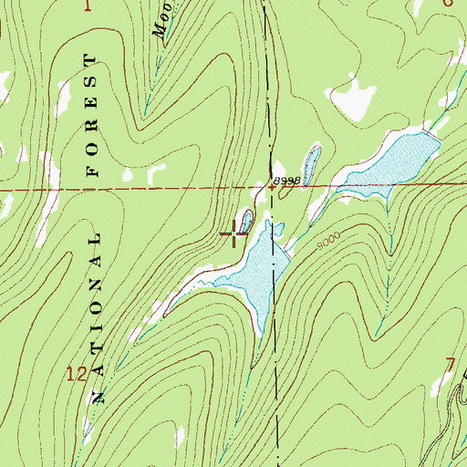 Topographic Map of Gobbo Number 1 Dam, CO