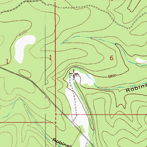 Topographic Map of Corriente Cattle Company, NM