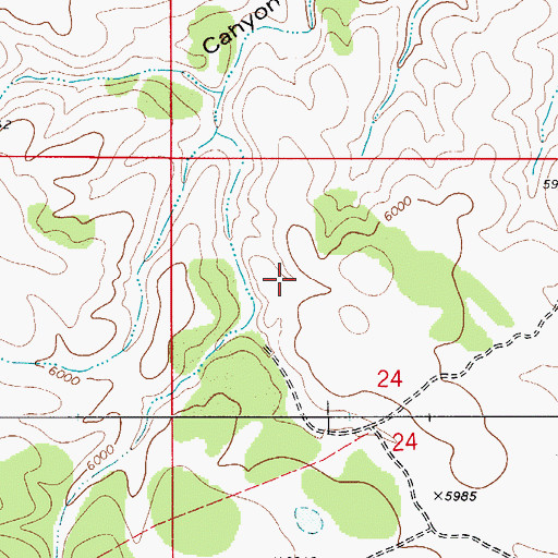 Topographic Map of South Wildhorse Water Storage Tank, NM