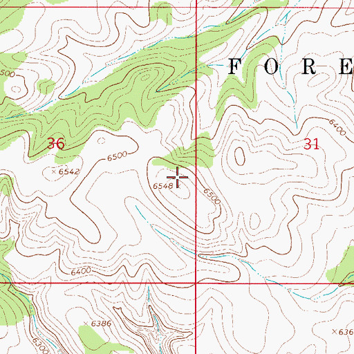 Topographic Map of Summit Water Storage Tank, NM