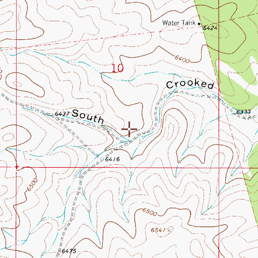 Topographic Map of Jones Farm Water Storage Tank, NM