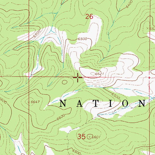 Topographic Map of Airplane Water Storage Tank, NM