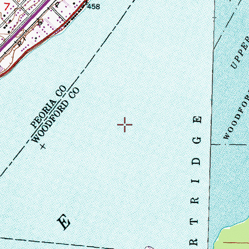 Topographic Map of Woodford County State Conservation Area, IL