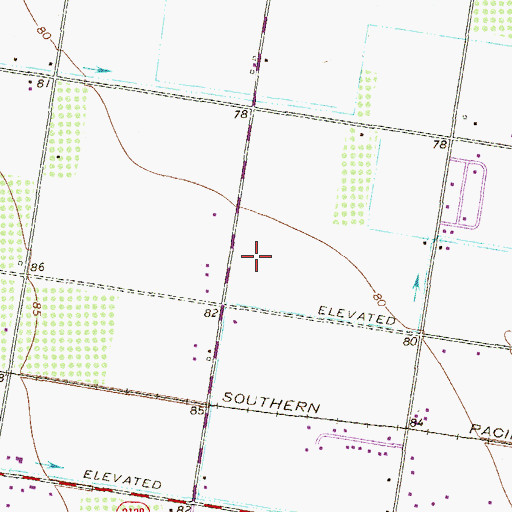 Topographic Map of Ecomomedes High School, TX