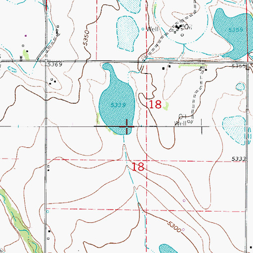 Topographic Map of Wasson Dam, CO