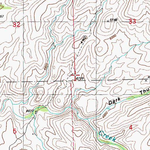 Topographic Map of Forest Boundary Corral, NM