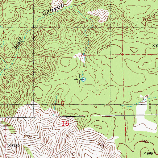 Topographic Map of Winchester Tank, NM