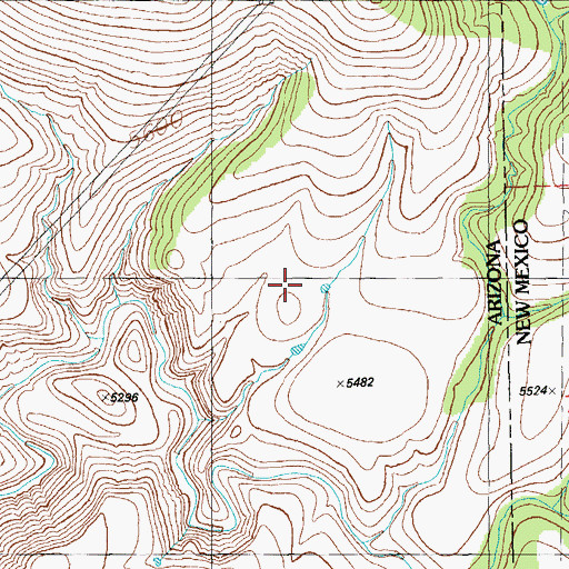Topographic Map of Garner Tank Number Two, AZ