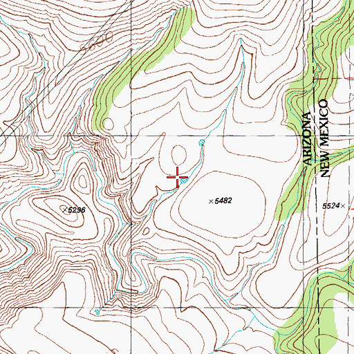Topographic Map of Garner Tank Number One, AZ