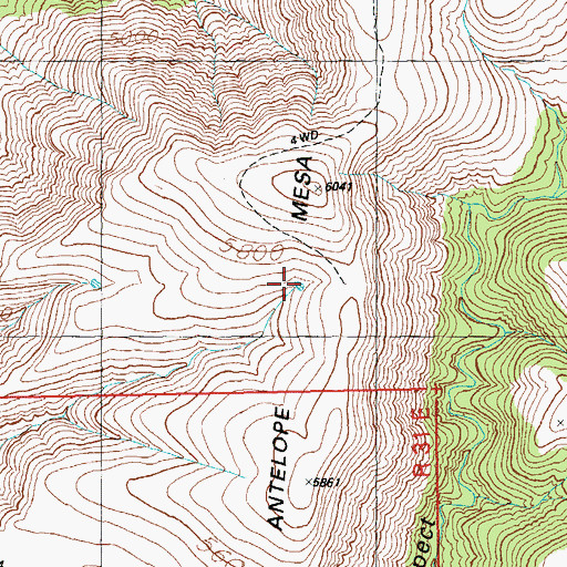 Topographic Map of Lower Little Floyd Tank, AZ
