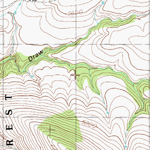 Topographic Map of Little Prospect Tank, AZ