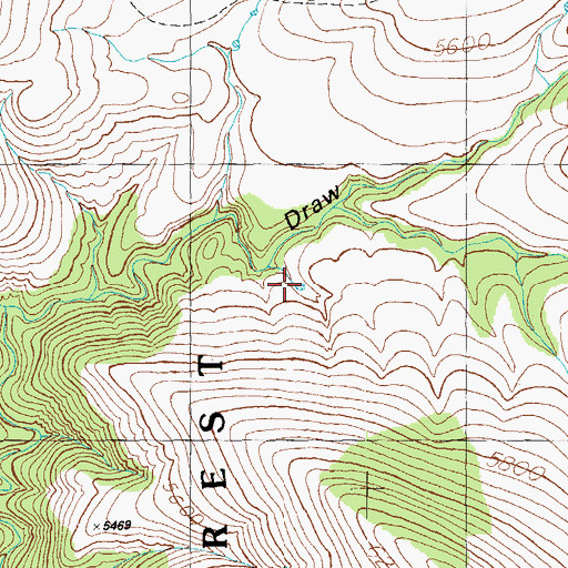 Topographic Map of End Mountain Tank, AZ